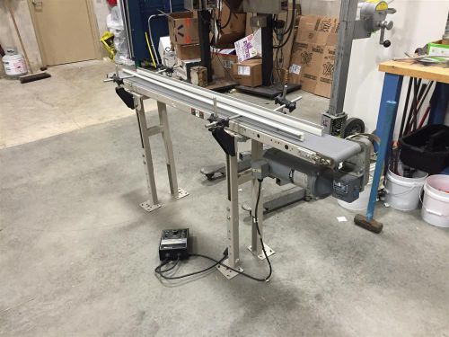 6 Inch Wide x 71 Inch Long Inline belt conveyor