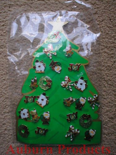 Christmas Lapel Pins 24 assorted as shown