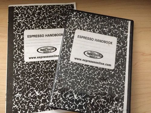 Espresso Handbook Booklet And DVD The Official Espresso Machine Co.