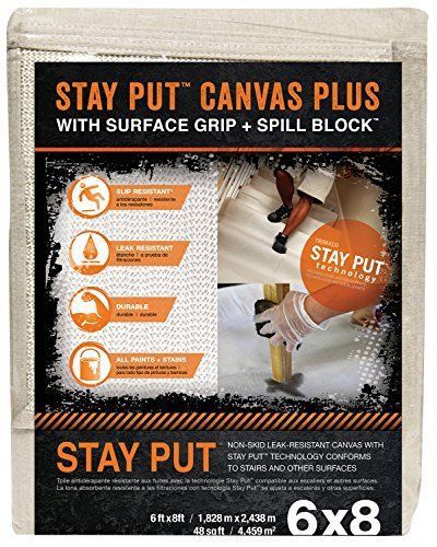 Stay Put 04329 Canvas with Surface Grip and Spill Block, 6 x 8&#039;