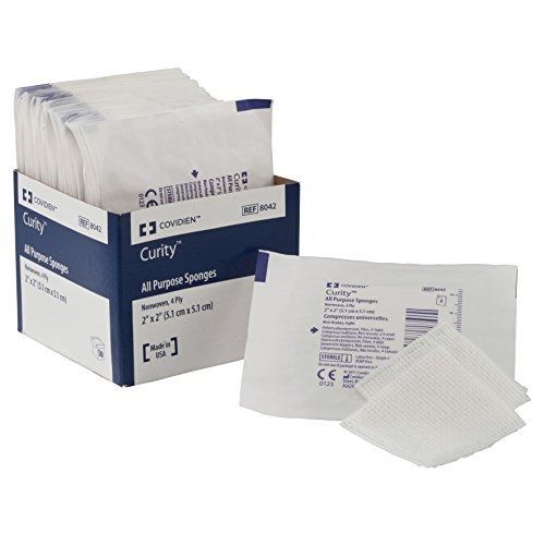 COVIDIEN Covidien 8042 Curity Non-Woven All-Purpose Sponge, Sterile 2&#039;s in