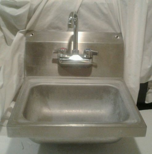John Boos Commercial Stainless Steel Sink  17&#034; x 15&#034; 3/4