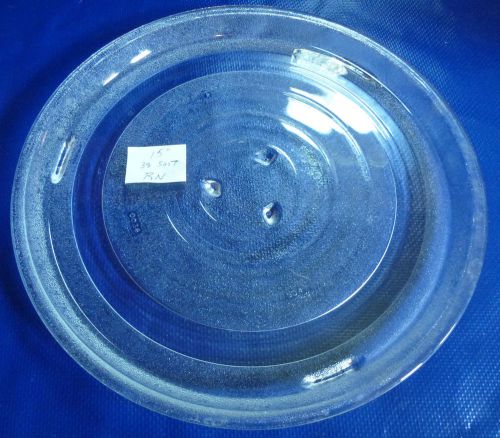 15&#034; Round 3/4&#034; Deep Microwave Oven Glass Turn Table Tray Plate 38 5017 - RN