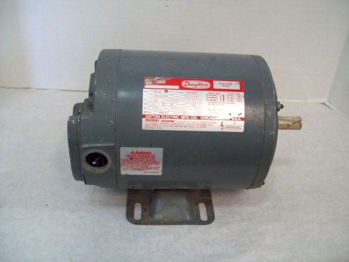 Dayton 3 Phase 1 HP Electric Motor with 3450/2850 RPM