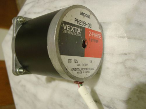 Vexta  ph299-03, 2-phase stepping motor, 1.8°/step 12v 1a, oriental motor japan for sale