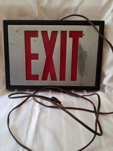 Vintage (1984) EXIT electric(110v) Sign