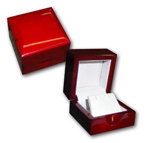 ROSEWOOD EARRING  BOX RING