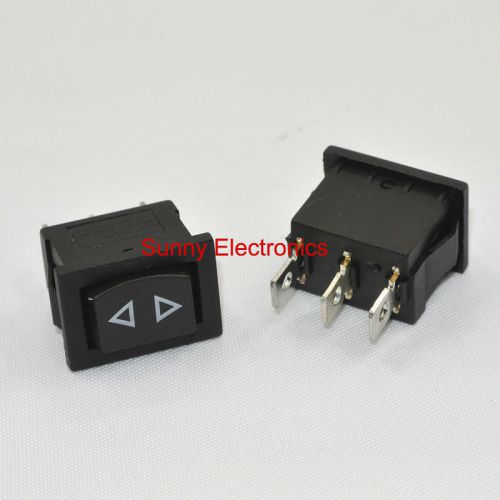 10PCS Rocker Switch Momentary (ON)-OFF-(ON) 3pins