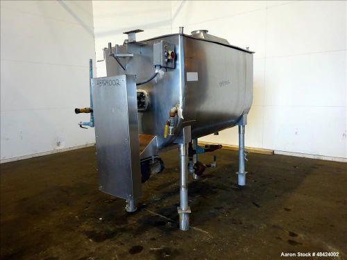 Used- viatec jacketed paddle mixer, 558 gallon total capacity, approximate 75 cu for sale