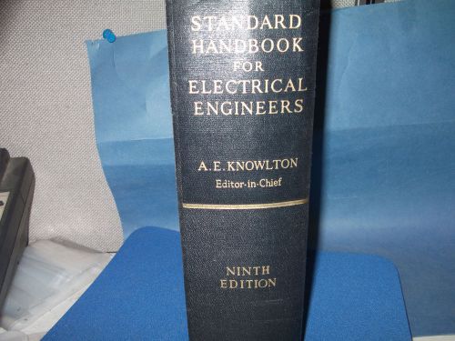 STANDARD HANDBOOK FOR ELECTRONIC ENGINEERS RARE VINTAGE 1957