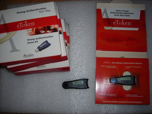 Aladdin Safenet USB eToken NG-OTP COS 4.20 32K LCD NEW in Original BOX Manual