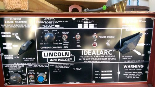 Lincoln Arc Welder TIG-250/250