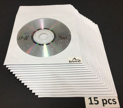 15 SONY Blank CD-R CDR Logo Branded 48X 700MB 80min Recordable Media Disc
