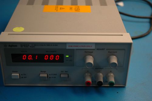 Agilent e3612a dc power supply 0-60v 0-0.5a 0-120v 0-0.25a 30 watt ind only for sale