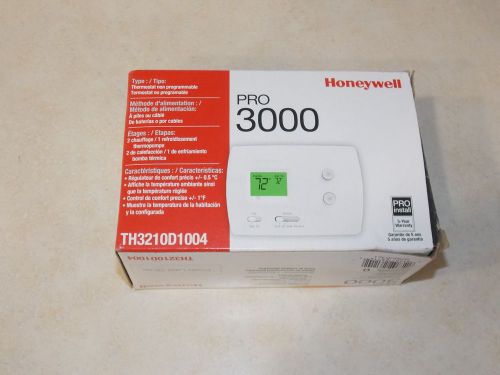 Honeywell TH3110D1008 PRO 3000 Thermostat, 1H/1C or Heat pump