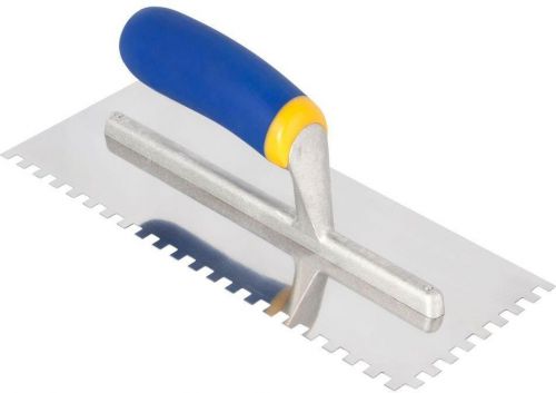 Square-notch stainless steel trowel floor tiling installation tool for sale