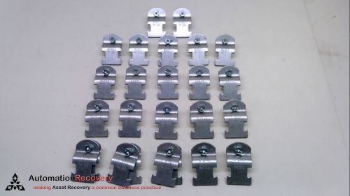 COOPER B-LINE B2027 ZN - PACK OF 22 SETS - PIPE CLAMP, SIZE: 3/4&#034;,, NEW* #226220