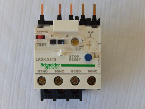 Schneider Electric Thermal Overload Relay L2K0312. NEW
