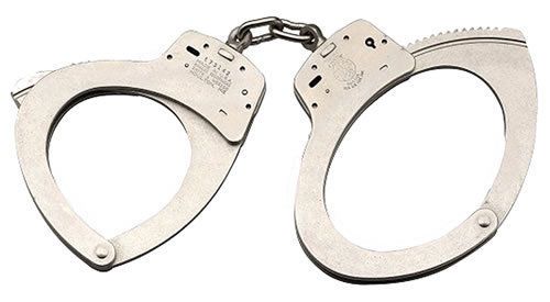 Smith &amp; Wesson 350118 Model 110 Large Nickel Handcuffs