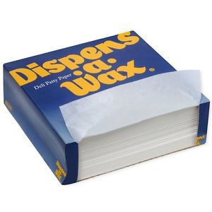 Dixie Dispens-A-Wax Restaurant Deli Patty Paper 1000  5 1/2&#034; x 5 1/2&#034;  Sheets