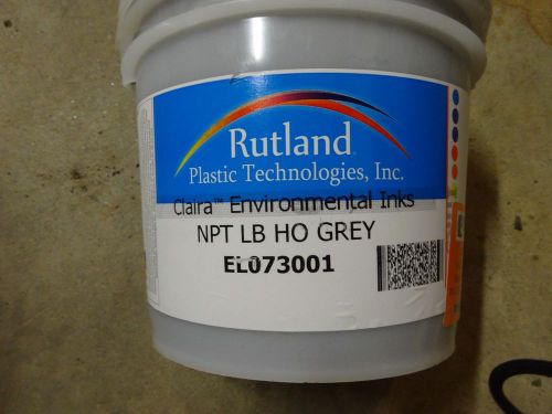 Rutland EL0730 LB Grey plastisol ink 1 Gal