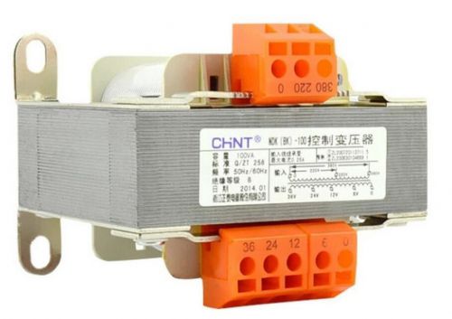 Chint controll transformer bk-100va 100w 380v/220v input 6/12/24/36v output for sale