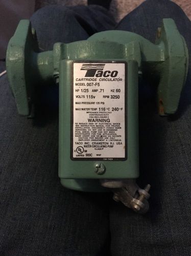 Taco 007-F5 Cast Iron Cartridge Circulator Pump