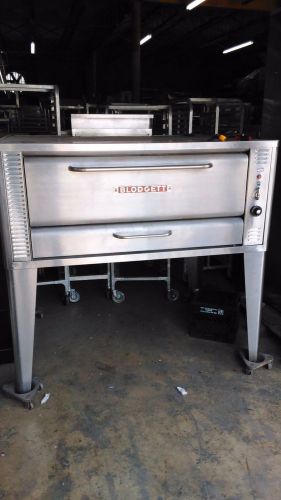 2016 BLODGETT 1060 SINGLE DECK OVEN WITH STONES ( NAT GAS) (60 DAY WARRANTY