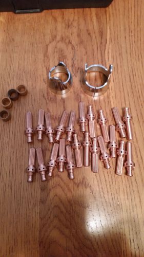 MIXED LOT OF THERMAL DYNAMIC ELECTRODES, STANDOFF GUIDES, AND GAS DISTRIBUTORS