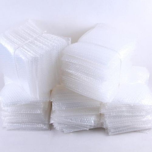 Virgin 50/100Pcs Clear 4.7&#034;X6&#034; Bubble Packet Bag Cushioning Wrap Jewelry Protect