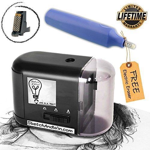 Sketch and win electric pencil sharpener and free eraser by sketch and win | for sale