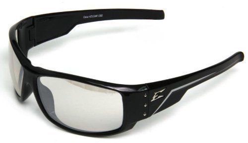 Edge Eyewear HZ111AR Caraz Safety Glasses, Black with Anti- Reflective Lens