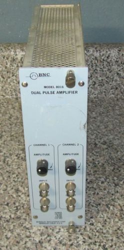 BNC MODEL 8016 DUAL PULSE AMPLIFIER  PLUG IN