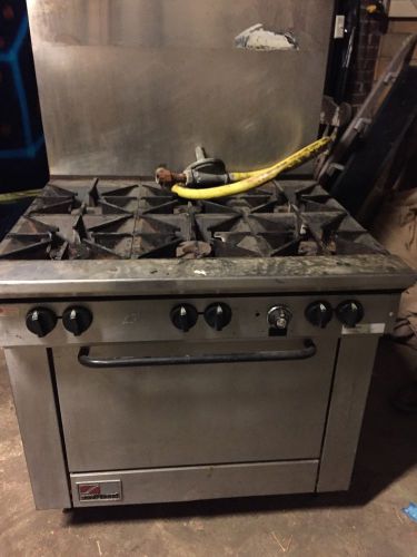 Southbend  Commercial Gas Oven And 6 Burner Cooktop