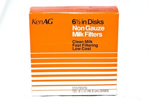 6-1/2&#034; Milk Filter Disks Non-gauze 100pk D110 (1) 1