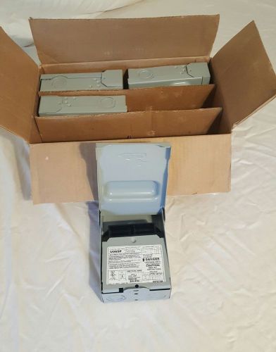 Midwest U065P Non-Fusible AC Disconnect Switch; 60 Amp, 240 Volt AC. Lot of 4NEW