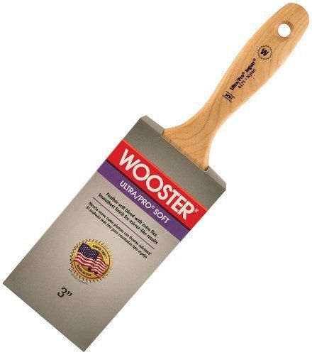 Wooster Brush 4171-3 Ultra/Pro Soft Jaguar Wall Paintbrush, 3-Inch