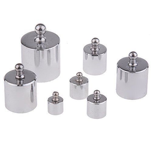 Magikon 7-pieces 500 gram stainless steel calibration weight set (200g 100g 100g for sale