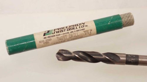 Precision 9/16&#034; Type R56 Silver &amp; Deming High Speed TWIST DRILL bit - used/good