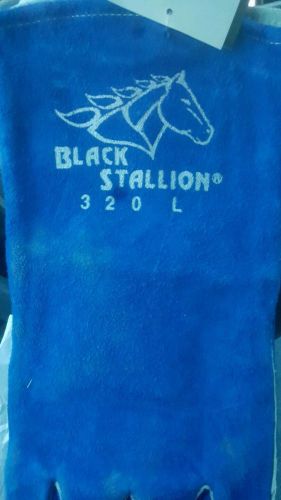 Black Stallion 320 Cushion Core Stick Welding Gloves, Large