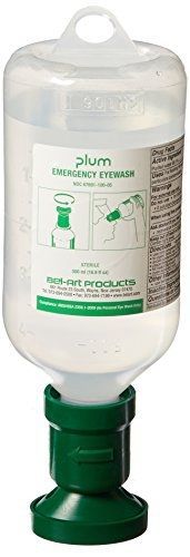 SP Scienceware Bel-Art Products F24880-0053 Plum Eye Wash Refill with Sterile
