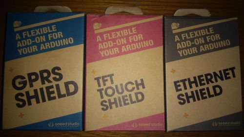 ETHERNET Shield, TFT TOUCH Shield, GPRS Shield