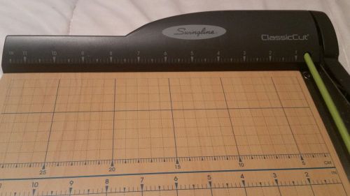 Swingline paper trimmer / cutter guillotine 12&#034; cut length 15 sheet capacity ... for sale