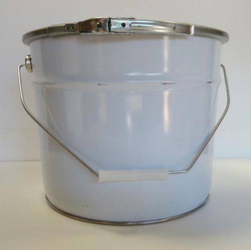 Pail Steel Can Bucket Brand New 26 Gage Carbon Steel 12&#034;X10&#034; Water &amp; Air Tight