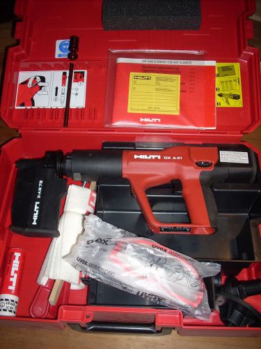 New Hilti DX A41 Powder Actuated Tool w/ accessories