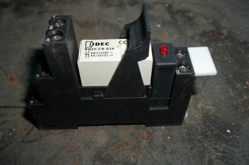 Set of 5, idec sq2v-07b relay , 10a/300vac, din rail, for rq series for sale