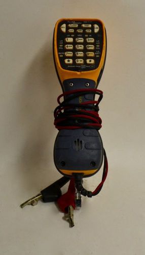 Fluke Networks TS44 Deluxe Blue Yellow Telephone Lineman Test Butt Set Handset