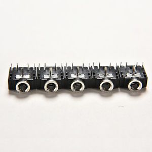 PCB Mount 3 Pin Terminals 3.5mm Female Mono Audio Jack Socket Connector CI6  HF