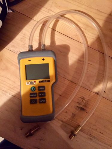 Uei em201b test dual input differential manometer for sale