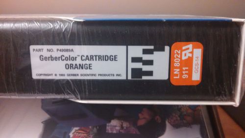 New Gerber Orange Foil 50 Yard New Package GSC-14 Gerbercolor Edge Plotter